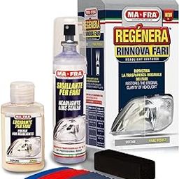 Mafra H0590, Regénera Kit, Composed of Sealant, Polisher and Abrasive Papers, Restores The Appearance and Improves The Effectiveness of The Lights-image-78