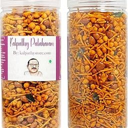 Kalpathy Store Kerala Mixture | Traditional Spicy South Indian Snack | Crunchy Tea-Time Mix | 300g Pack-image-60