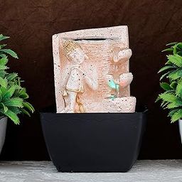Global Grabbers Polyresin Table Top Indoor Outdoor Water Fall Fountain with LED Lights Home Decor Decoration Gift Gifting Items-STN_WT-SF23-image-39