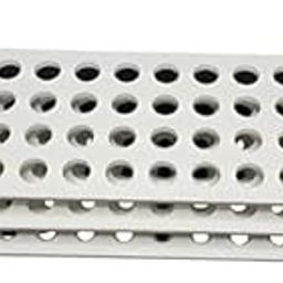Test tube stand 3 TIER 13 mm x 48 Holes Polypropylene made Pack of 2 for chemLab-19
