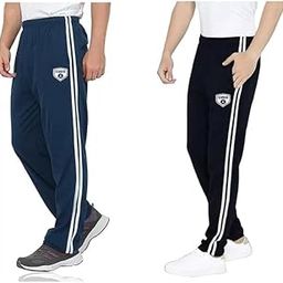 Men Cotton Trackpants for Running, Jogging Pack of 2-image-44