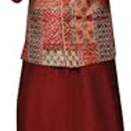 Mens Kurta Jacket Trouser Set, Printed Mandarin Silk Blend Collar Long Sleeves, Multi Ethnic Wear Set for Men-image-52