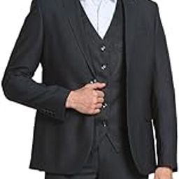 Reversible Waist Coat Tailored fit Three Piece Suit-picture-53