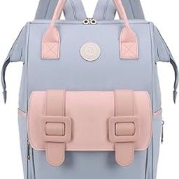 GOLD LEAF Large Capacity Waterproof Diaper Backpack – Multifunctional Travel Bag for Mon And Dad (LightBlue)-image-81