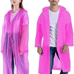 Raincoat For Men,Women,Boys & Girls Waterproof Full Rain Coat Multicolor, universal Free Size Hooded Rainwear Pack Of 1-128
