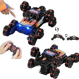 VikriDA 8WD Gesture Sensing Stunt Rc Cars,Toys for Ages 8-13 Remote Control Climbing Car,2.4Ghz Hand Controlled Rc Car with Spray 360 Rotation for 8 9 10 11 12 Year Old Boys Girls Birthday Gift-picture-31