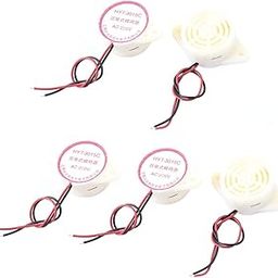 Aexit 5 Pcs AC 220V Continuous Sound Electronic Buzzer Alarm Beige (eb7b467aec4f0a912068210e6cda5466)-29