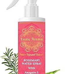 Exotic Aromas Rosemary Water Spray with Rice Water & Anagain For Hair Growth & Shinier Hair-100 ML-10