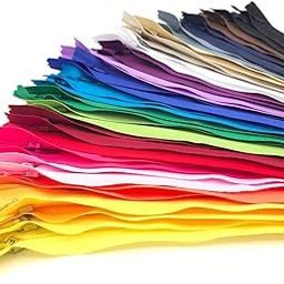 Hesch 9 Brand 30 Long Ladies Concealed Zips Multiple Assorted Colours for Ladies Dresses, Chudidars, Childrens’ Dresses, Frocks, Gowns-image-20