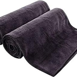 MAXOSHINE Microfiber Hand Towel Lint Free Napkins for Kitchen Wash Basin Gym Quick Dry and Soft Face Towel for Women and Men 40 x 60 cm (Grey Pack of 2)-18
