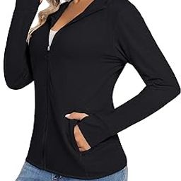 Women's UPF 50+ Sun Protection Shirts Hoodie Quick Dry Long Sleeve Jackets with Pockets Hiking Outdoor-image-30