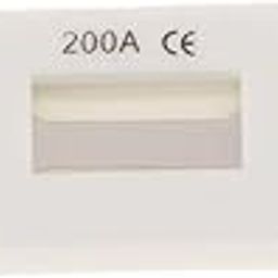 Lyla 1 Pieces Ceramics Car Flat Metal Blade Fuse Strip for 12V RV White 200A-13