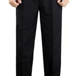 Pleat-Front Formal Trousers for Men, Waist Sizes 32-46-image-59
