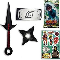 HAPPI TOKENS Ninja Cosplay Set – Kunai, Shuriken, Leaf Headband Set | with Colorful Stickers | Anime Accessories for Kids, Teens, Adults | Ideal Birthday Gift, Role-Play Toy, Collector’s Item-image-59