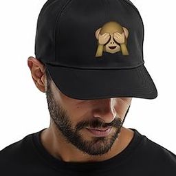 ™ Monkey Emoji Printed Baseball Cap Unisex for Men and Women with Adjustable Strap-image-72