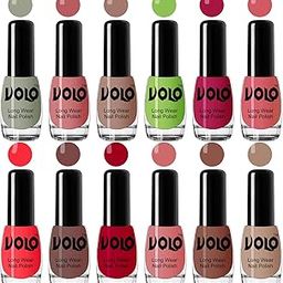 Volo Best Affordable Gloss Nail Polish Combo 12 Pcs Full Year Collection(Nude, Pink, Nude, Green, Magenta, Peach, Red, Nude, Red, Candy, Nude, Nude) 60 ML-image-77