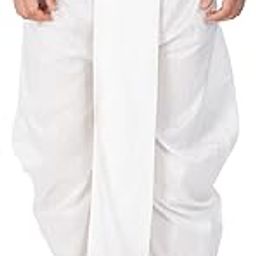 Mens Cotton Silk Dhoti (Black_VASMDTBL)-image-37