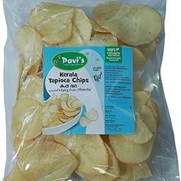 Pavi's Kerala Ready to Eat Tapioca/Kappa Chips - Traditional Salted Snack with a Crisp and Flavorful Kerala Touch (250 gm)-image-97