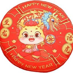 CALANDIS™ Chinese New Year Pillow Dragon Pillow Back Cushion for Living Room Car Decor Style B | Pillows | Home Dacor-image-21