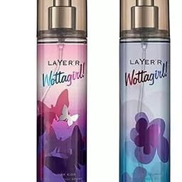 Layer'r Wottagirl! Body Splash Combo for women Pack of 2 Amber Kiss, Mystic Island Deodorant Spray - For Women (270 ml, Pack of 2)-image-77