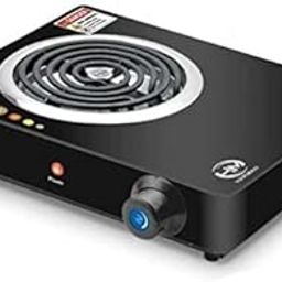 HM Hot Plate Radiant Cooktop Powder Coated Manual Electric Induction Cooktop Stove Chula With 1 Burner (1 Year Warranty) (Black Burner 2000 Watts)-picture-16