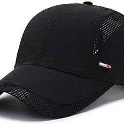 Breathable Net Men Sun Visor Cap Baseball Adjustable Sport Summer Cap for Golf Tennis Cricket Cycling Running Gym Cap- Sun UV Protection-image-35