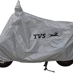 TVS Bike Cover with UV Protection & Dustproof, Universal Fit, Water Resistant & All Weather Protection with Two Wheeler Cover|Keeps Bike Cool|Perfect Bike Body Cover|Easy to Use- Silver-15