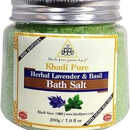 Khadi Pure Herbal Lavender & Basil Bath Salt - 200g-image-83
