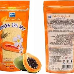 Papaya Spa Salt 300g | Skin Brightening Bath Salt with Natural Papaya Extract | Whitening Body Scrub-image-40