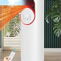 generic Jawsons™ 4-in-1 Oscillating Tower Fan with Heater, Humidifier & Cooler | 120° Oscillation, 4L Water Tank, 3 Cooling Speeds, 2 Heating Levels, 9-Hour Timer & Remote Control | All-Season Comfort-picture-40