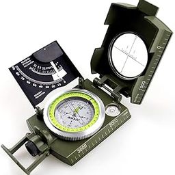 AOFAR Military Camo Compass for Hiking,Lensatic Sighting Waterproof,Durable,Inclinometer for Camping,Boy Scount,Geology Activities Boating-image-21