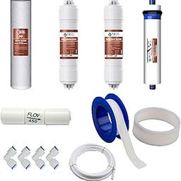 Aqua Jiva Star RO Water Purifier Filter Kit – 80 GPD RO Membrane, Pre-Filter, Carbon, Sediment, Flow Restrictor, Tubing & Connectors – Universal Replacement for RO+UV+UF Purifiers-13