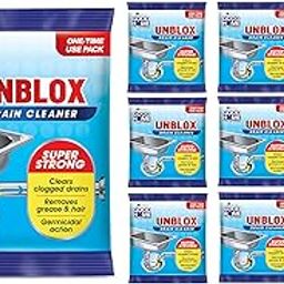 Good Home Unblox Drain Cleaner Effective Sink Cleaner, Drain Blockage Remover, Drain Pipe Cleaner(Pack of 10)-image-17
