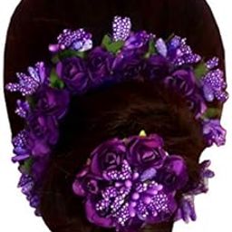 Bridal Flower Gajra/Juda Veni for Women Hair Accessory- (Available in 12 Colors)-image-27
