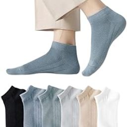 Ankle Length Socks For Men And Women Free Size Pack of 6 | Made With Cotton Breathable, Anti Odour & Moisture Absorbent Combed cotton unisex Cute Multicolor design (Multi Color)-picture-8
