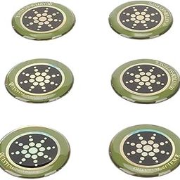 EXCLUZO EMF Radiation Protection Sticker, Minerals Self Adhesive Absorb Electromagnetic Waves Negative Ions Cell Phone Protection Stickers for Computers (Silver)-picture-5
