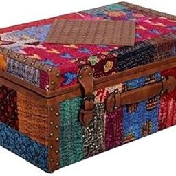 SMITAM Vintage Trunk with Kantha Work-22
