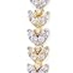 Dual Tone Plated Contemporary Style American Diamond and Pink Stone Embellished Delicate Light Weighted Maang Tikka/Maang Tika for Women and Girls-picture-13