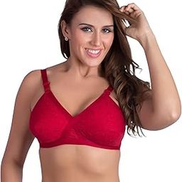 Minimiser 100% Cotton Crossfit Bra - Plus Size - Non Padded - Full Coverage - Wirefree Seamed Bra (Pack of 1)-image-29