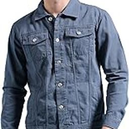 Men Slim Fit NA Trucker Jacket-image-29