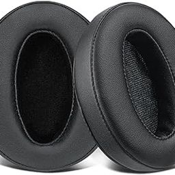 SOULWIT Ear Pads Cushions Replacement, Earpads for Sennheiser HD 4.50BT, HD 4.50BTNC, HD 4.50SE, HD 4.40BT, HD 4.30G, HD 4.20S, HD 458BT, HD 450, HD 450BT, HD 400S, HD 350BT, HD300 - HD4.50 PL Black-12