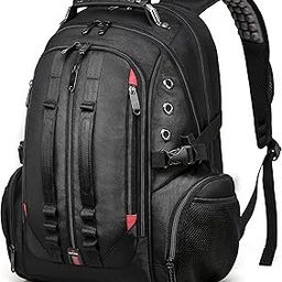 Red Lemon Swisslook Polyester Bange Series 45L 15.6-inch Laptop Bags Backpack for Men and Women Semi Waterproof USB with Anti Theft Pocket Travel Backpack-15
