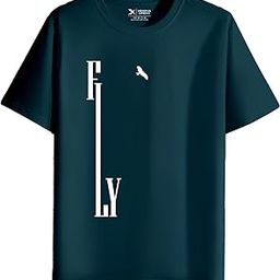 Men's Graphic Printed RN-Fly Round Neck Regular and Plus Size Cotton T-Shirt-image-80