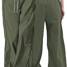 saahasam Women Loose Fit High-Rise Cargos Trousers-picture-22
