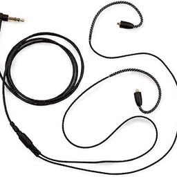 Headphone Extension Cable MMCX Audio Cord 3.5mm Plug comptatible with Shure SE215 SE315 SE846 Black-17