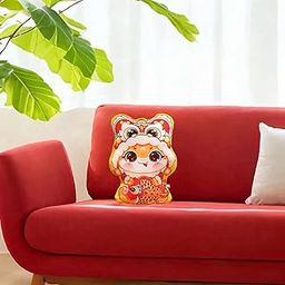The Style SutraNew Year Throw Pillow Decorative Pillow for Bed Couch Room Decor Koi | Home Decor| Pillows-image-45