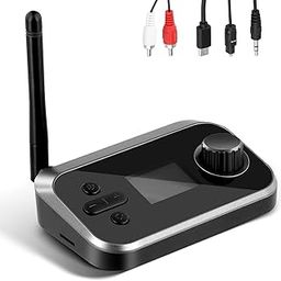 ETZIN Transmitter and Receiver, Bluetooth 5.4 TV HiFi Adapter Long Range Bluetooth Audio Adapter for TV PC Speakers Headphones EPL-1438WA (C41 5.4)-11