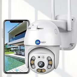 Maizic Smarthome Wifi 1080p HD 2MP 360° Viewing Area Security Camera - Indoor/Outdoor, Alert Type: [Include Alert Type] - White-12