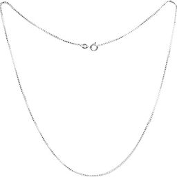 925 Sterling Silver 1.20 Mm Italian Silver Box Chain For Girls/Women 20 inches.-image-51