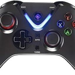 Cosmic Byte ARES Wireless Controller for PC, Magnetic Triggers, Accurate Joysticks, Dual Vibration, Backit LED Buttons, USB Extension Cable (Black)-10